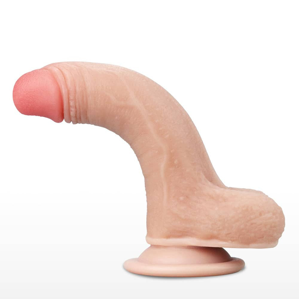 7'' Dual-layer Dildo with Movable Skin