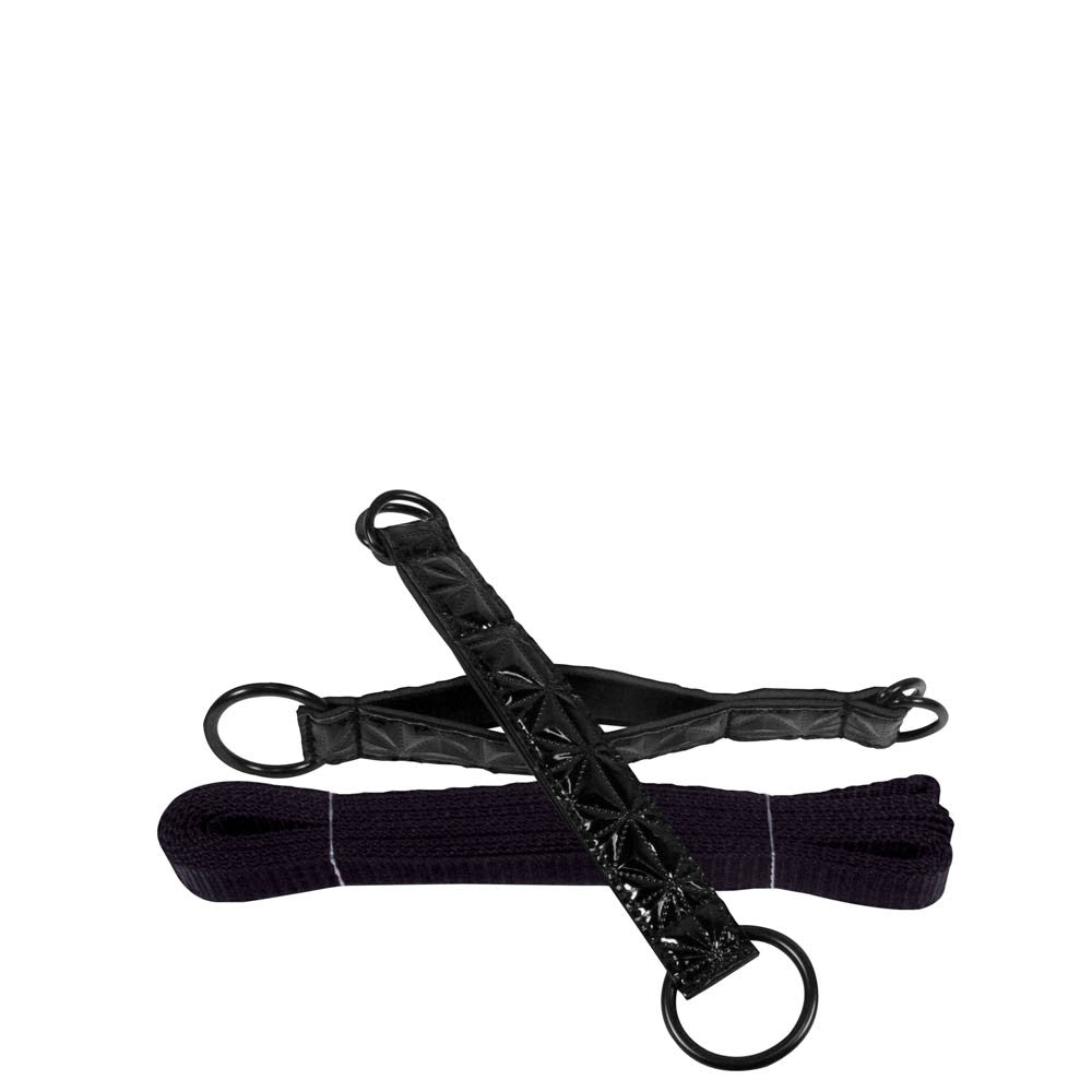 Sinful Black Bed Restraints